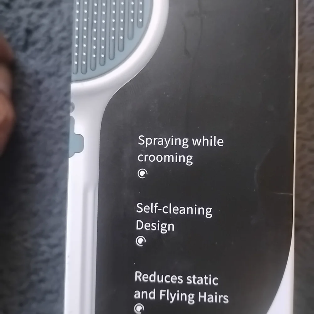Steam Brush~3-In-1 & Self-Cleaning~Cat/Dog-Pet Grooming Tool for Hair Shedding